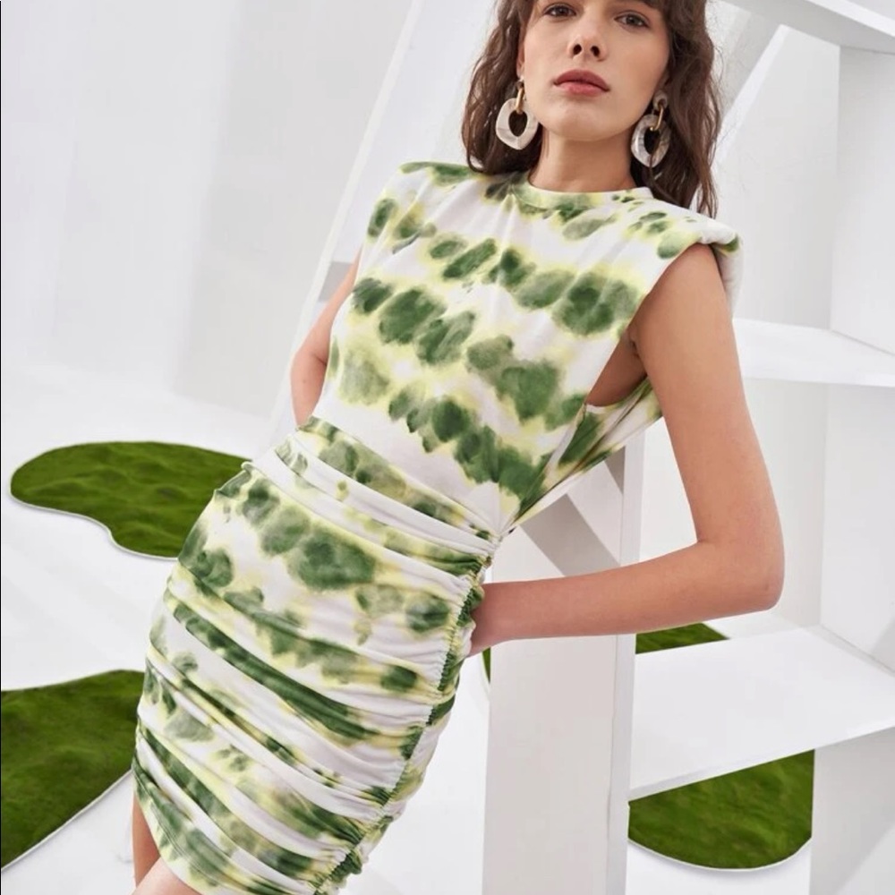 Shein Shoulder Pad Dress | Size M